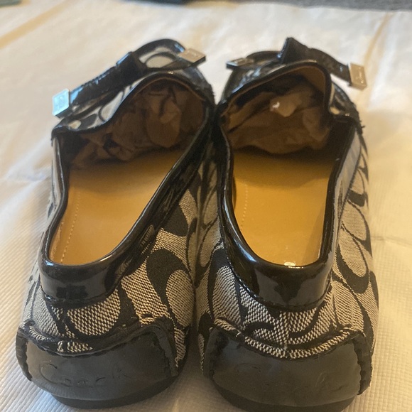 COACH NEW YORK FRiDA Slip -on gray and black flats size 9:58 - Picture 3 of 13
